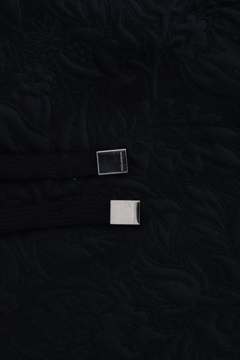 Dolce & Gabbana Maglione con cappuccio in cristallo nero Fairy Tale
