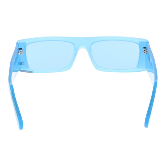 Occhiali da sole in plastica blu GCDS