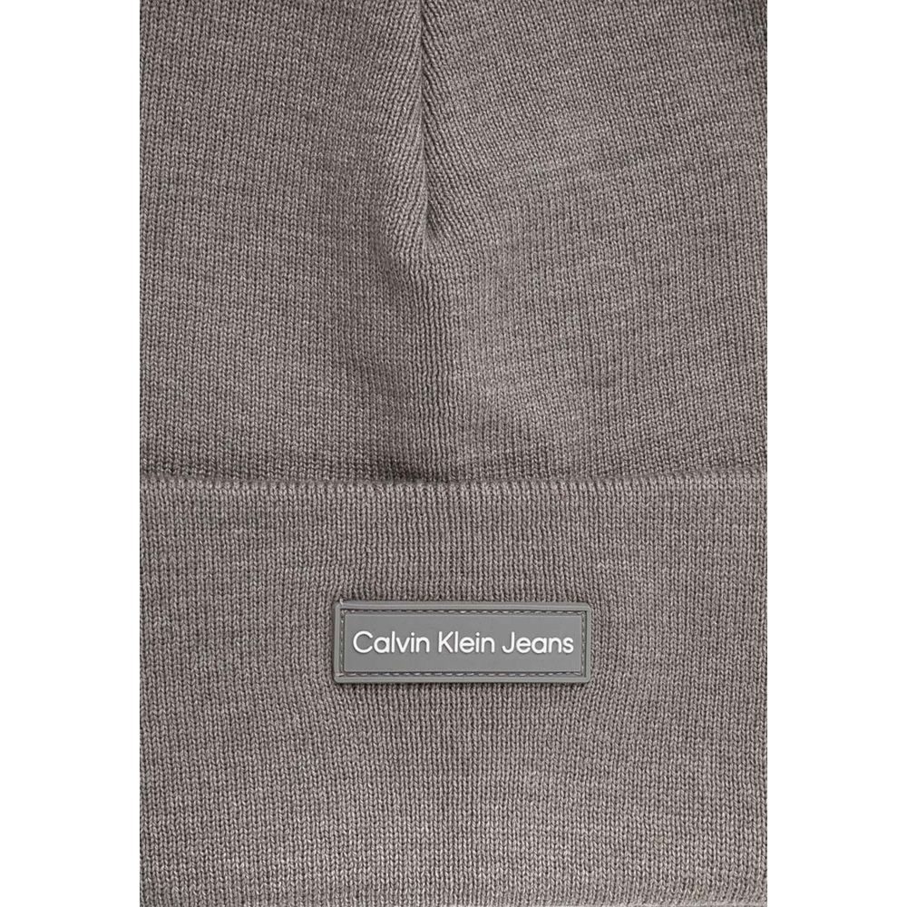 Cappello da baseball Calvin Klein Jeans in poliestere riciclato grigio