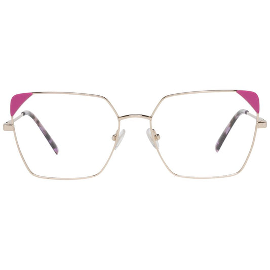 Emilio Pucci Occhiali da vista in metallo e plastica color oro rosa (montature)