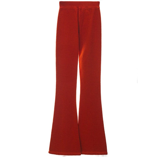 Pantaloni sportivi in cotone rosso Dsquared²