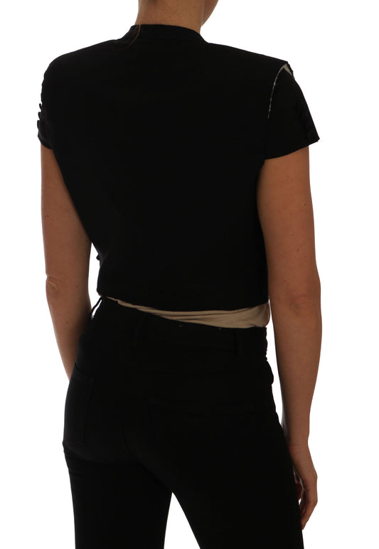 Giacca blazer corta nera Dolce & Gabbana
