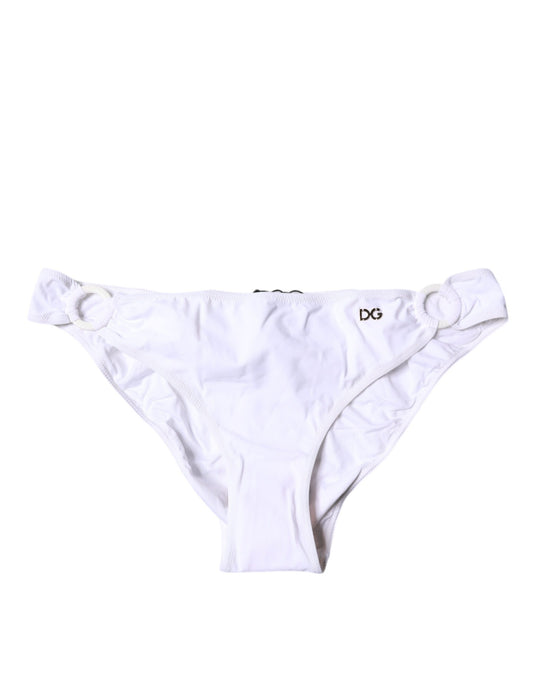 Dolce & Gabbana Costume da bagno bikini in nylon bianco