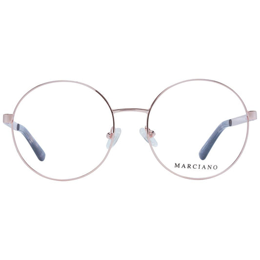 Occhiali da vista in metallo oro rosa Marciano by Guess (montatura)