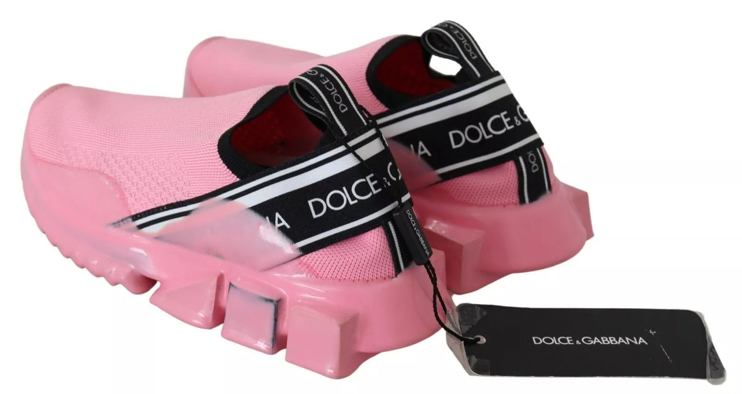 Dolce & Gabbana Sneakers Sorrento basse rosa Slip On Casual Shoes
