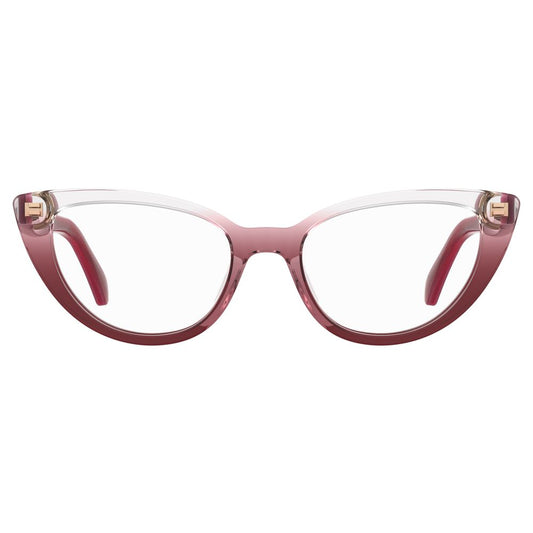 Occhiali da vista in acetato rosso Moschino (montatura)