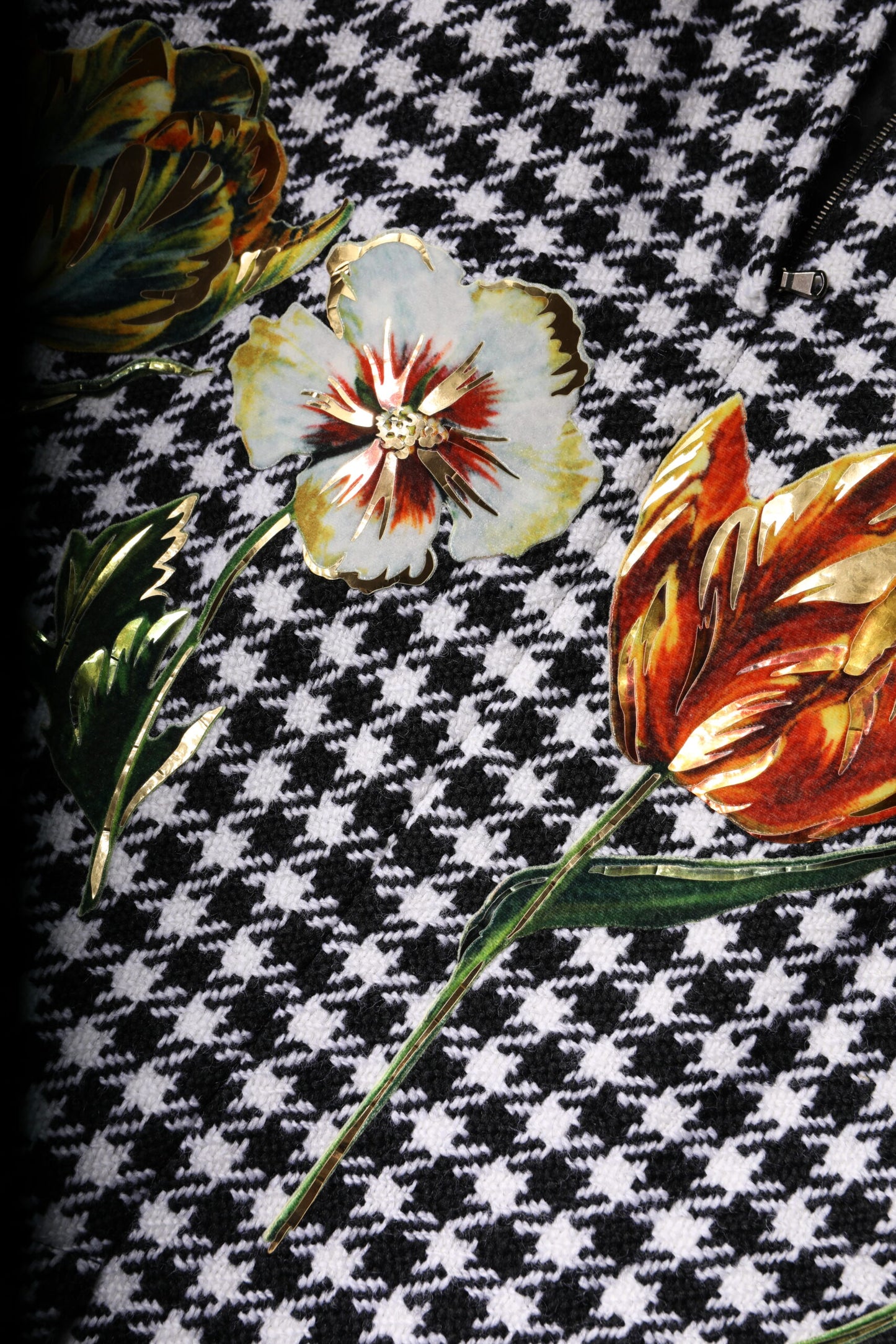 Gonna a tubino con stampa floreale multicolore Dolce & Gabbana a vita alta