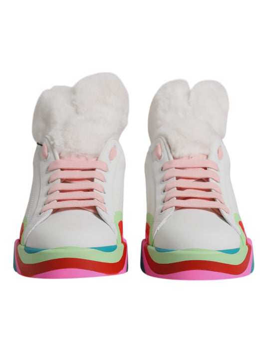 Dolce & Gabbana Multicolor Low Top Sneakers Shoes
