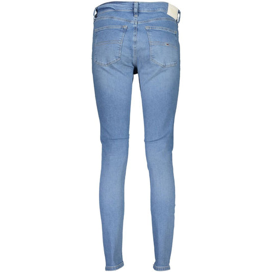 Tommy Hilfiger Azzurro Cotton Women's Skinny Jeans