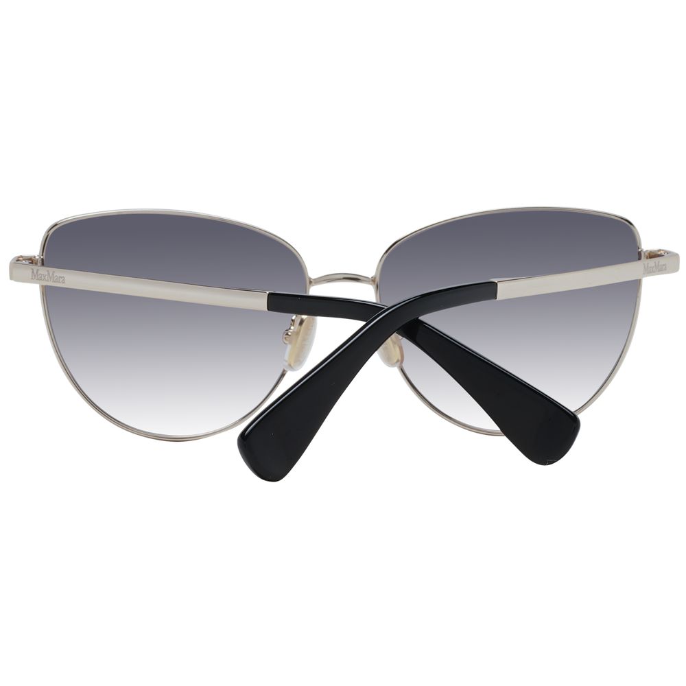 Occhiali da sole Max Mara in metallo dorato