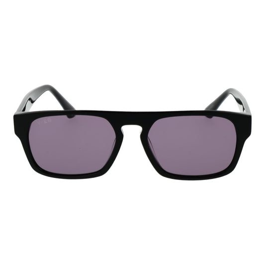 Occhiali da sole Web in acetato nero