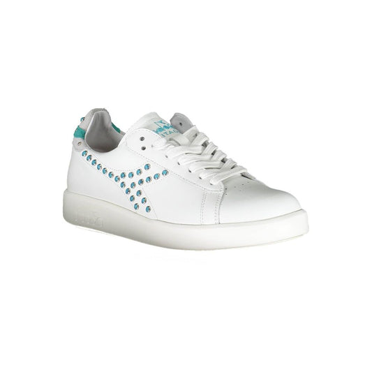 Sneaker Diadora da donna in pelle bianca