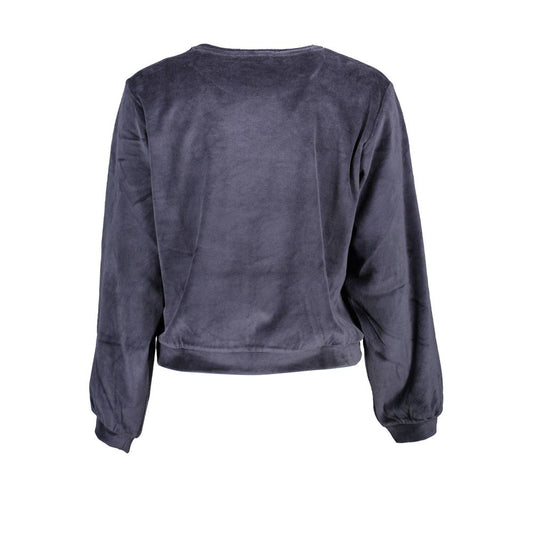 Maglione da donna in cotone blu Desigual