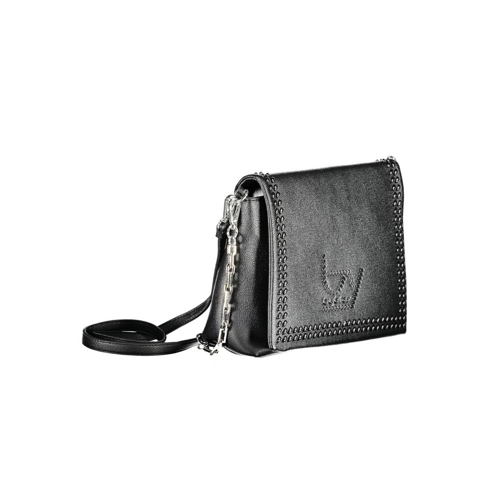 Borsa a tracolla da donna BYBLOS in poliuretano nero