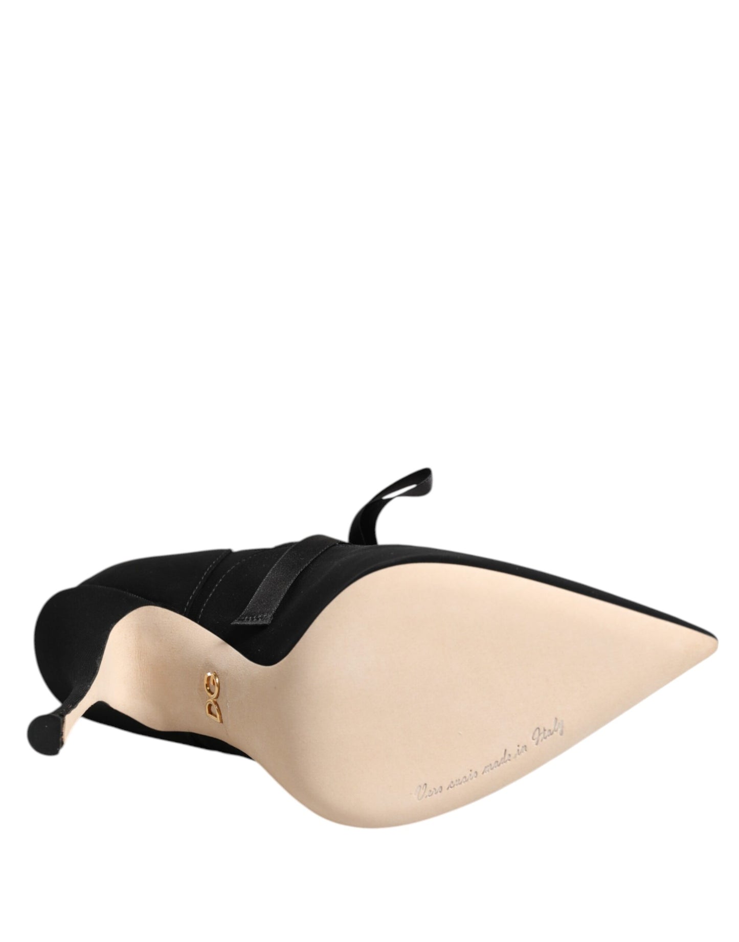 Scarpe con tacco a spillo nere con lacci Dolce & Gabbana