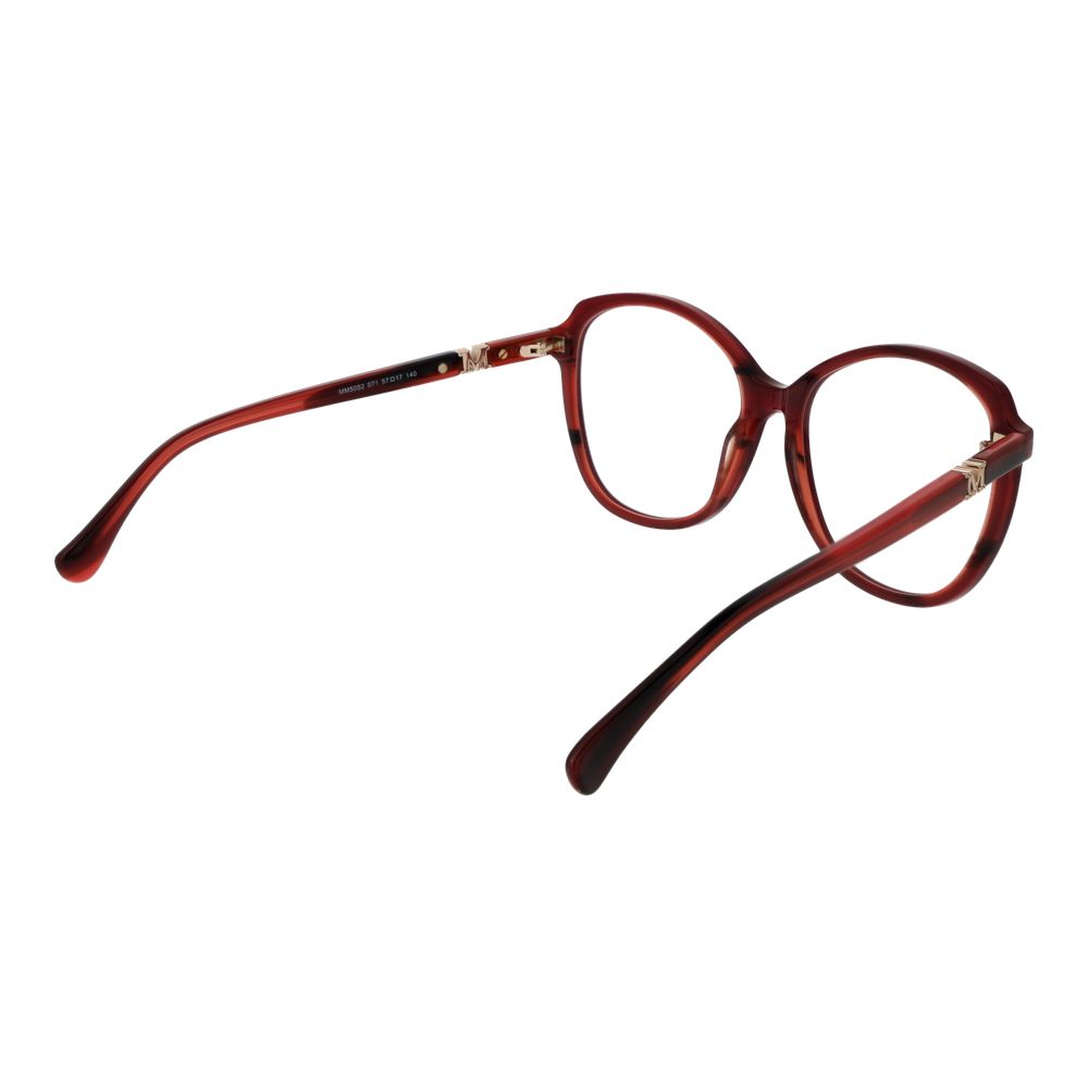 Occhiali da vista in plastica color bordeaux Max Mara (montatura)