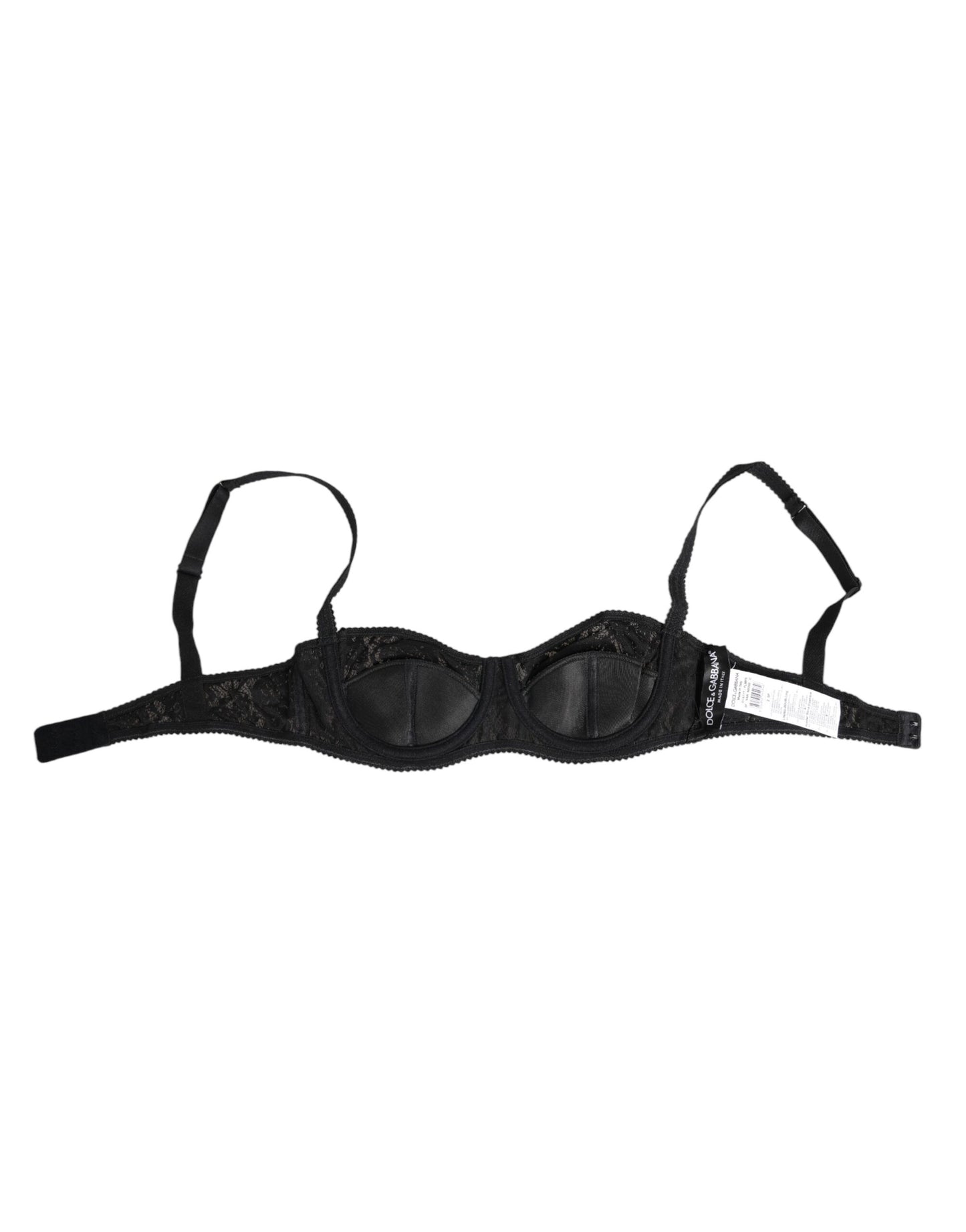 Dolce & Gabbana Reggiseno con ferretto in pizzo nero Lingerie Intimo