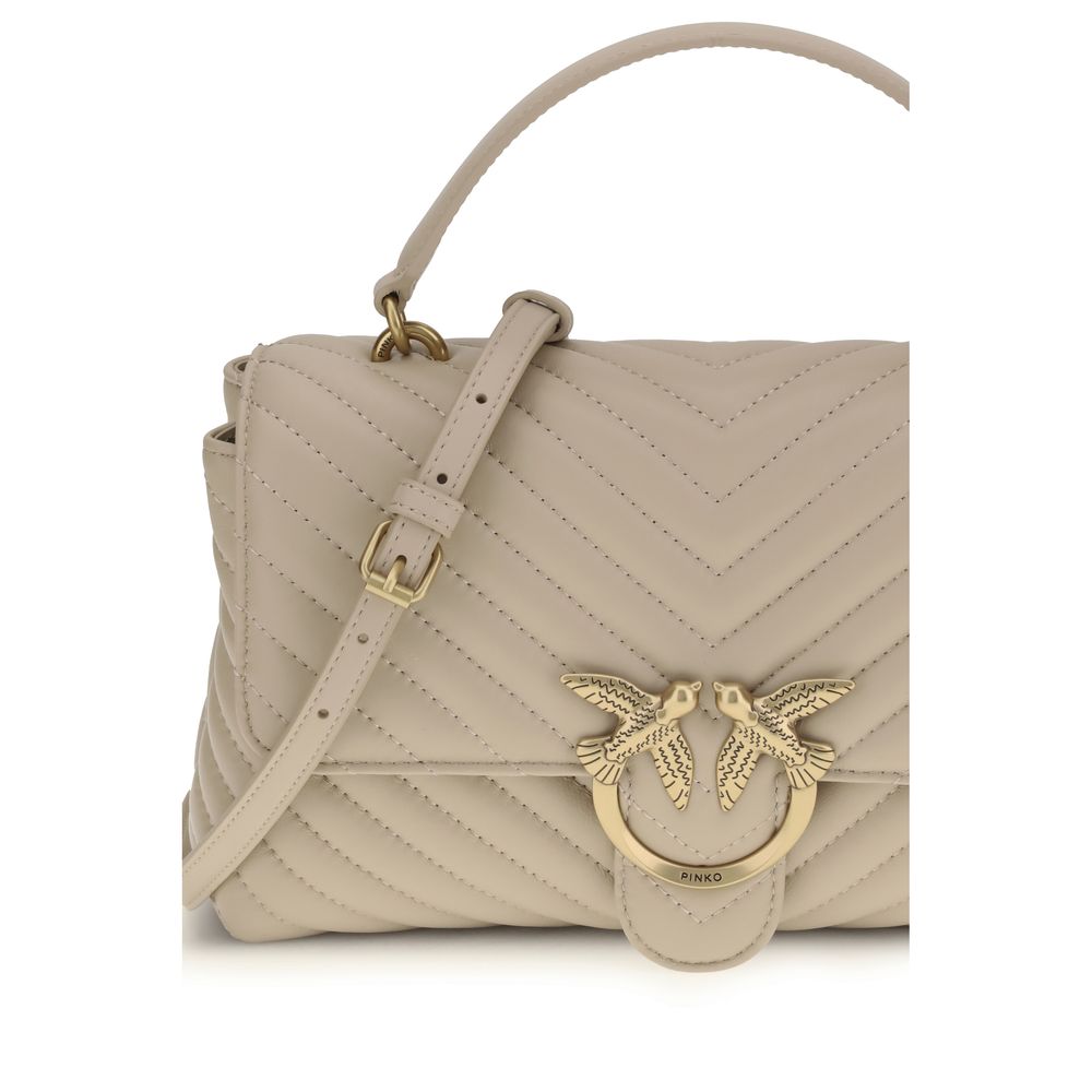 Portafoglio PINKO Bos Taurus in pelle di vitello beige