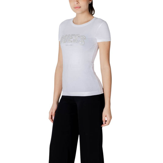 Maglietta bianca in cotone Guss