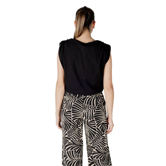 Top in cotone nero Jacqueline De Yong