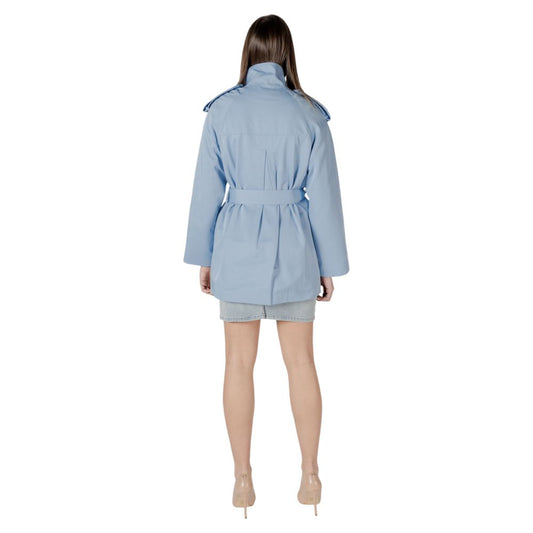 Parka in cotone blu Morgan De Toi