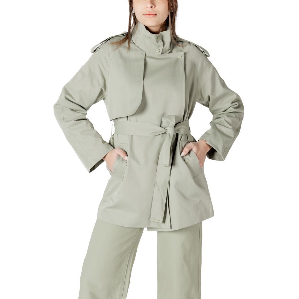 Parka Morgan De Toi in cotone bicolore