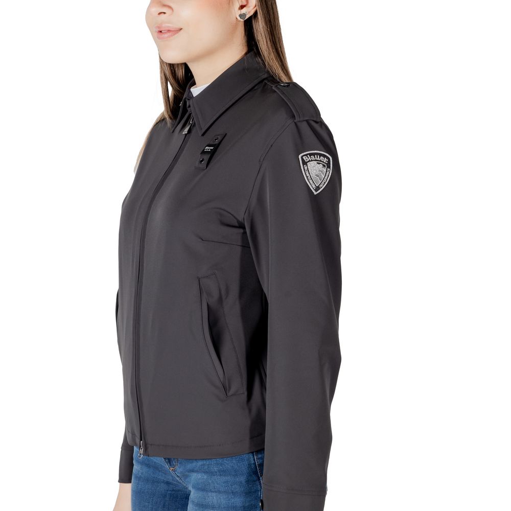 Bomber Blauer in poliammide nero
