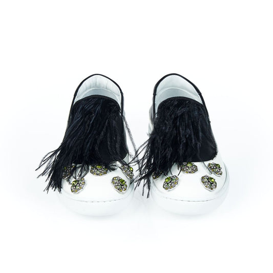 Mr&Mrs Italy Scarpa slip-on da donna in pelle nera