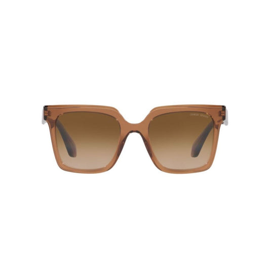 Occhiali da sole in acetato marrone Giorgio Armani