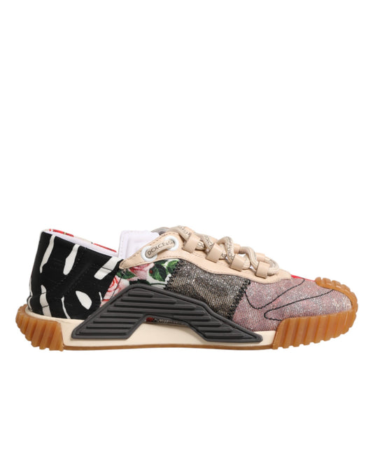 Dolce & Gabbana Multicolor Logo Low Top Sneakers NS1
