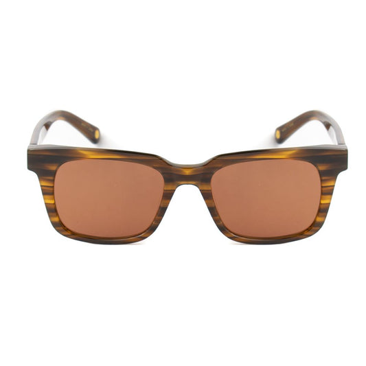 Occhiali da sole in acetato marrone Belstaff