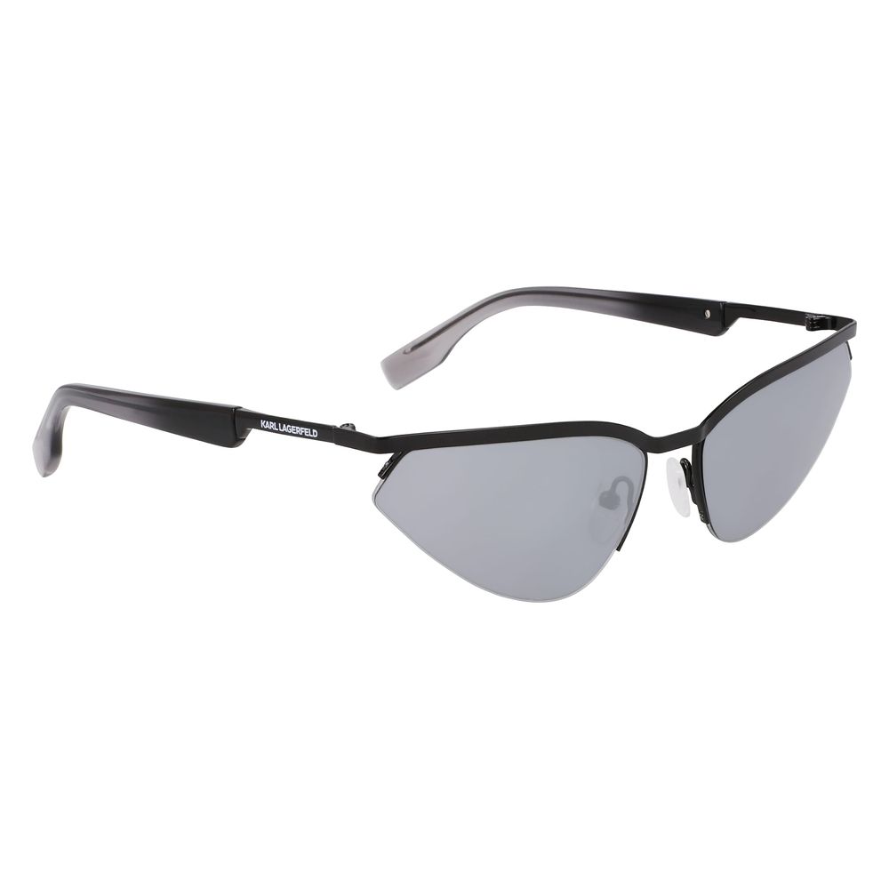 Occhiali da sole in metallo nero Karl Lagerfeld
