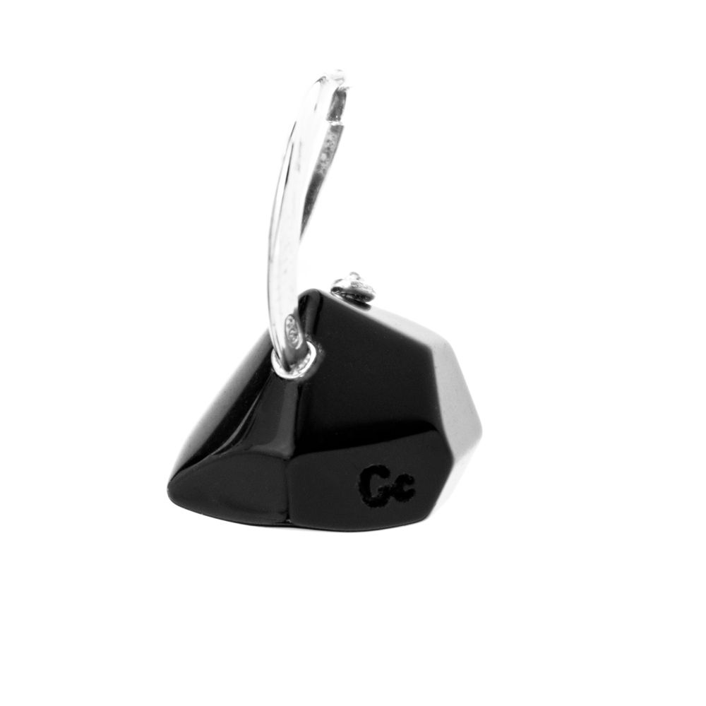 Orecchini in argento nero GC