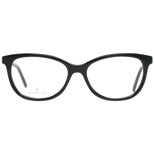 Occhiali Swarovski in metallo nero e plastica (montature)