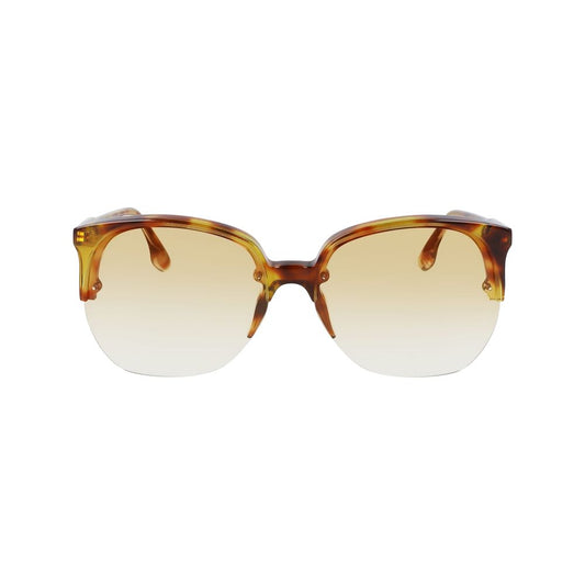 Occhiali da sole in acetato marrone Victoria Beckham