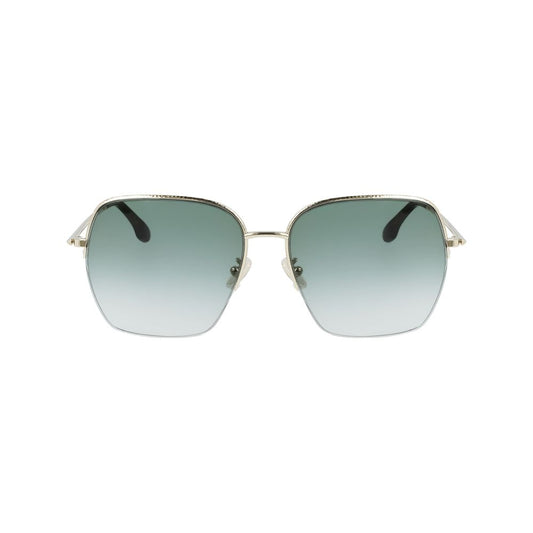 Occhiali da sole in metallo dorato Victoria Beckham
