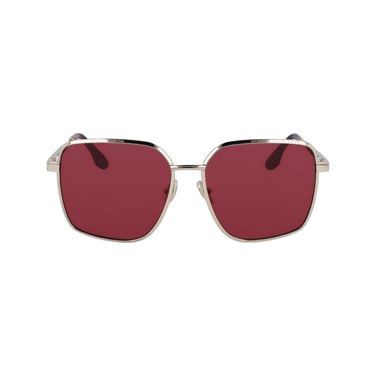 Occhiali da sole in metallo dorato Victoria Beckham