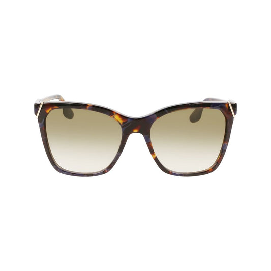 Occhiali da sole in acetato blu Victoria Beckham