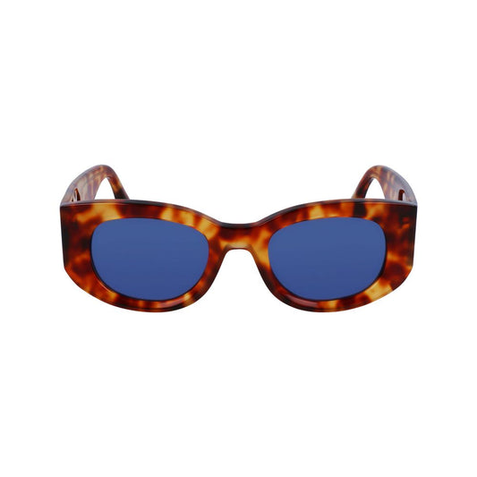 Occhiali da sole in acetato marrone Victoria Beckham