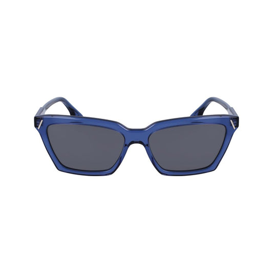 Occhiali da sole in acetato blu Victoria Beckham