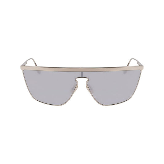 Occhiali da sole in metallo grigio Victoria Beckham