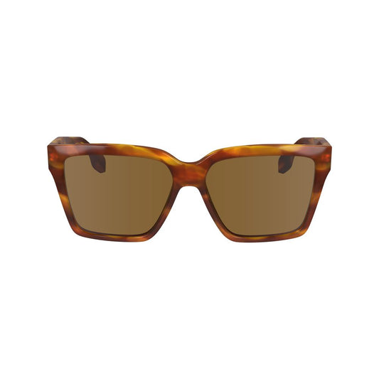 Occhiali da sole in acetato marrone Victoria Beckham