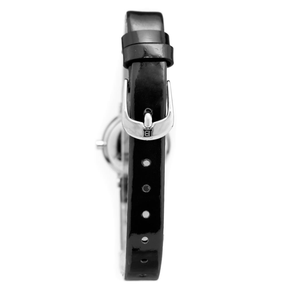 Orologio elegante in pelle nera Laura Biagiotti