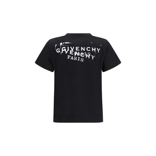 T-shirt nera in cotone Givenchy