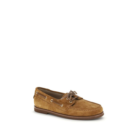 Mocassini slip-on Bos Taurus in pelle di vitello marrone Gianvito Rossi