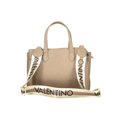 Valentino Brown Polyethylene Handbag