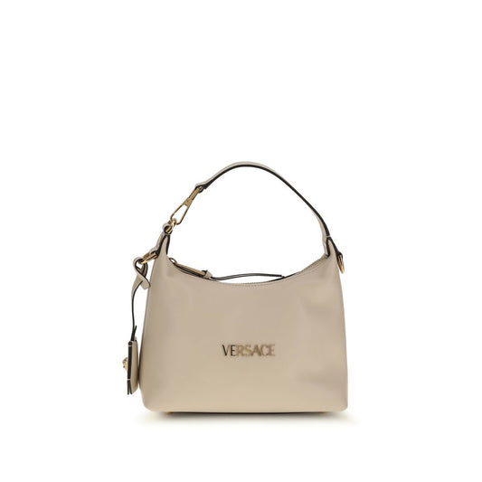 Borsa a mano Versace Bos Taurus in pelle di vitello beige