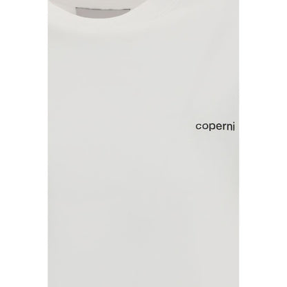 Maglietta bianca in cotone Coperni