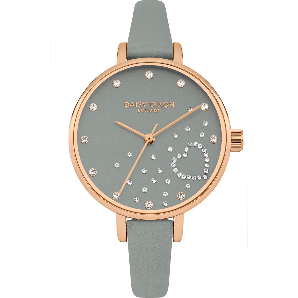 Orologio elegante in pelle grigia DAISY DIXON