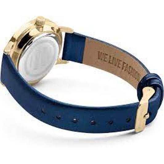 Orologio elegante in pelle blu DAISY DIXON